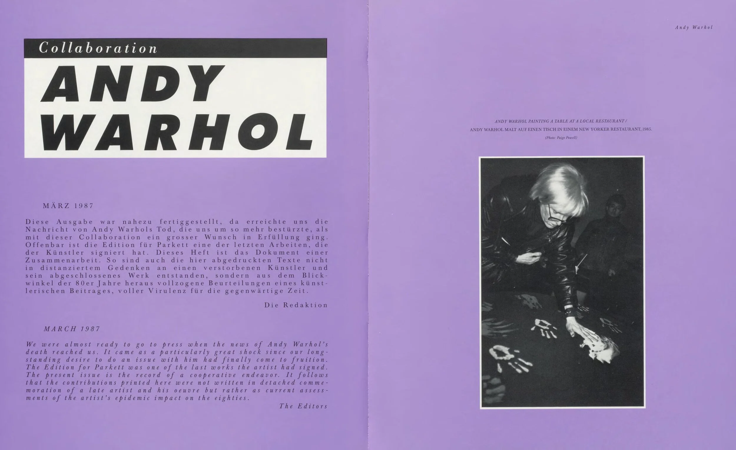 ANDY WARHOL 写真集 Andy Warhol | 